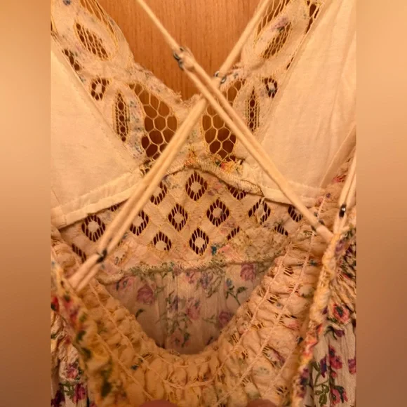 FREE PEOPLE WOMEN'S ADELLA FLORAL PRINT SLEEVELESS SLIP MINI DRESS - Picture 11 of 11